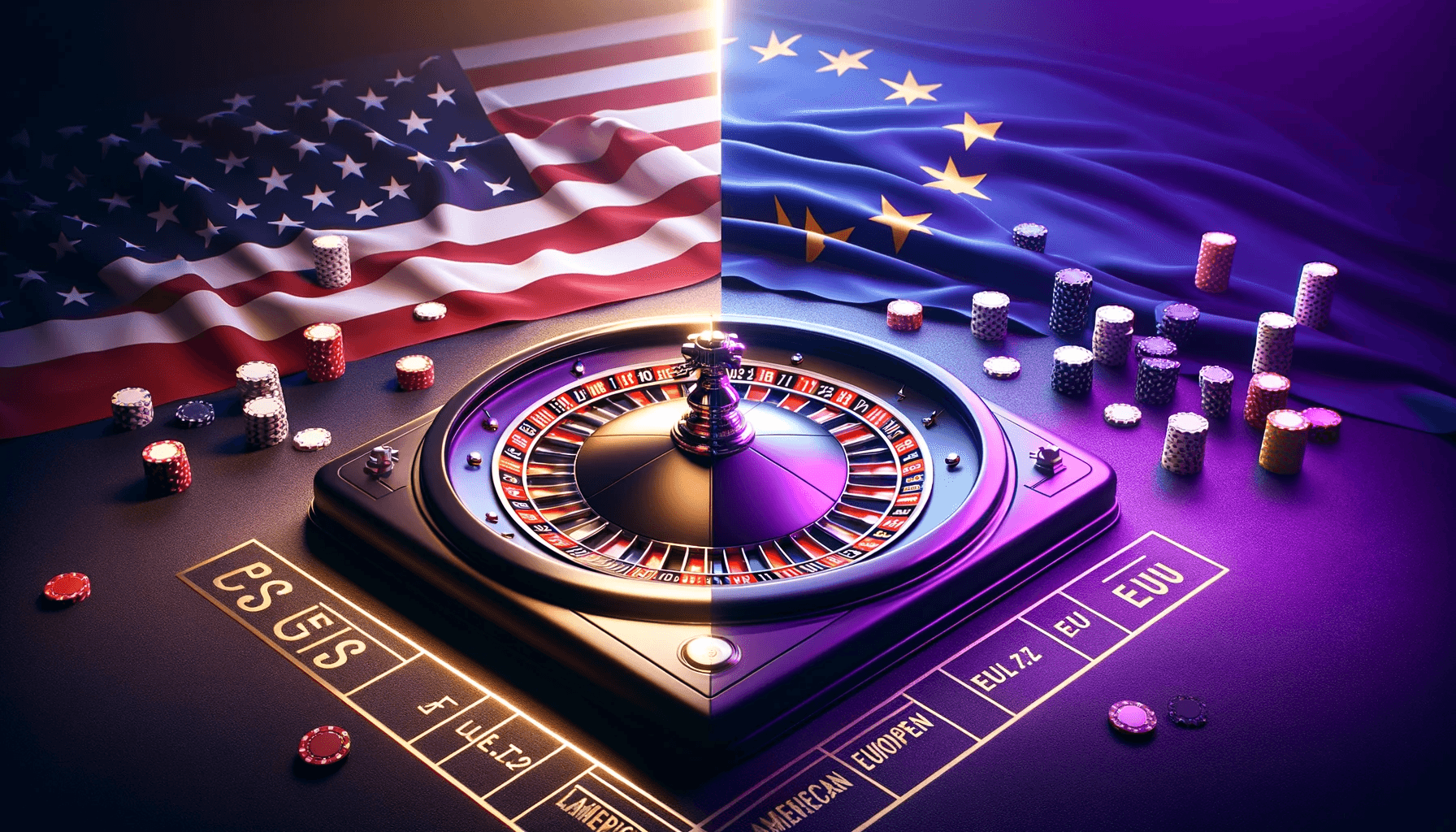 Odabir američkog ili europskog ruleta u kasinu s djeliteljima uživo image