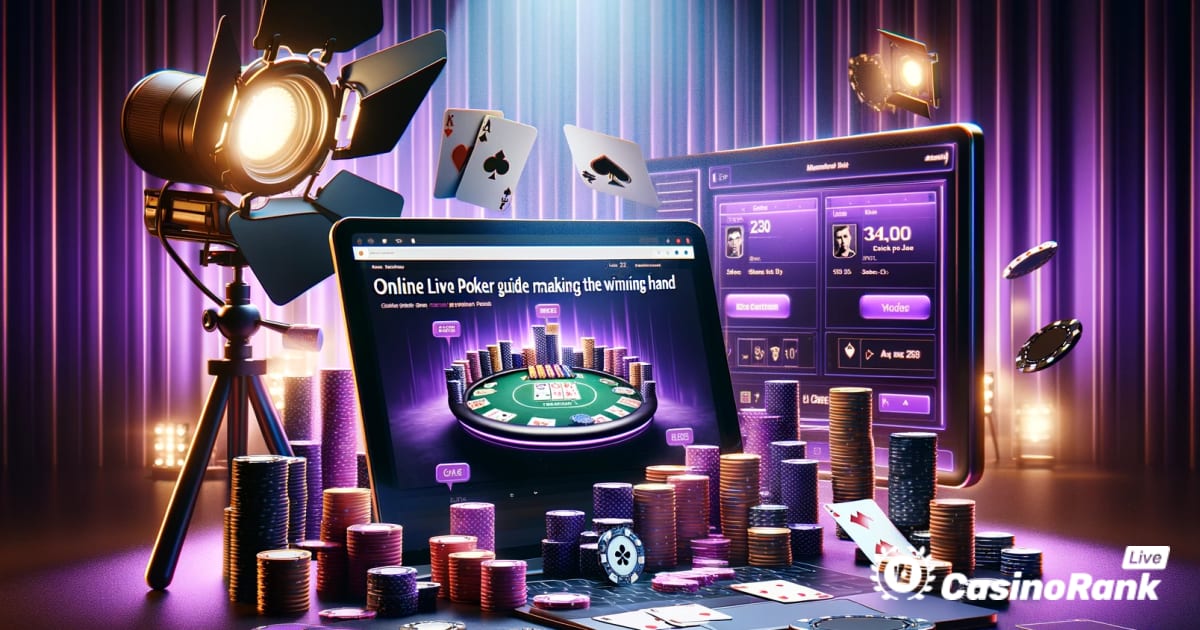 Online vodič za poker uživo za stvaranje pobjedničke kombinacije